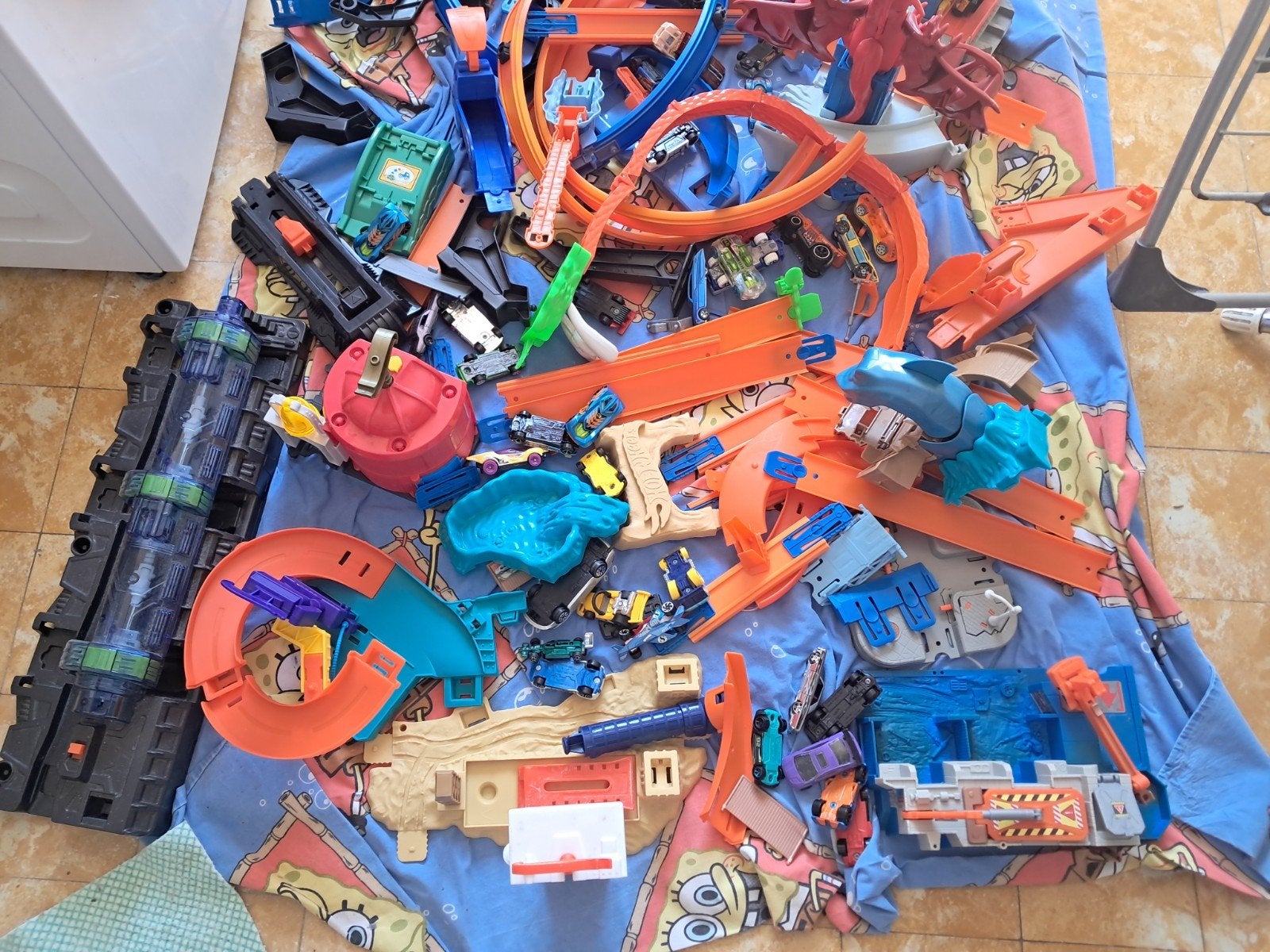 Hotwheels set, Ophalen, Racebaan, Hot Wheels, Elektrisch