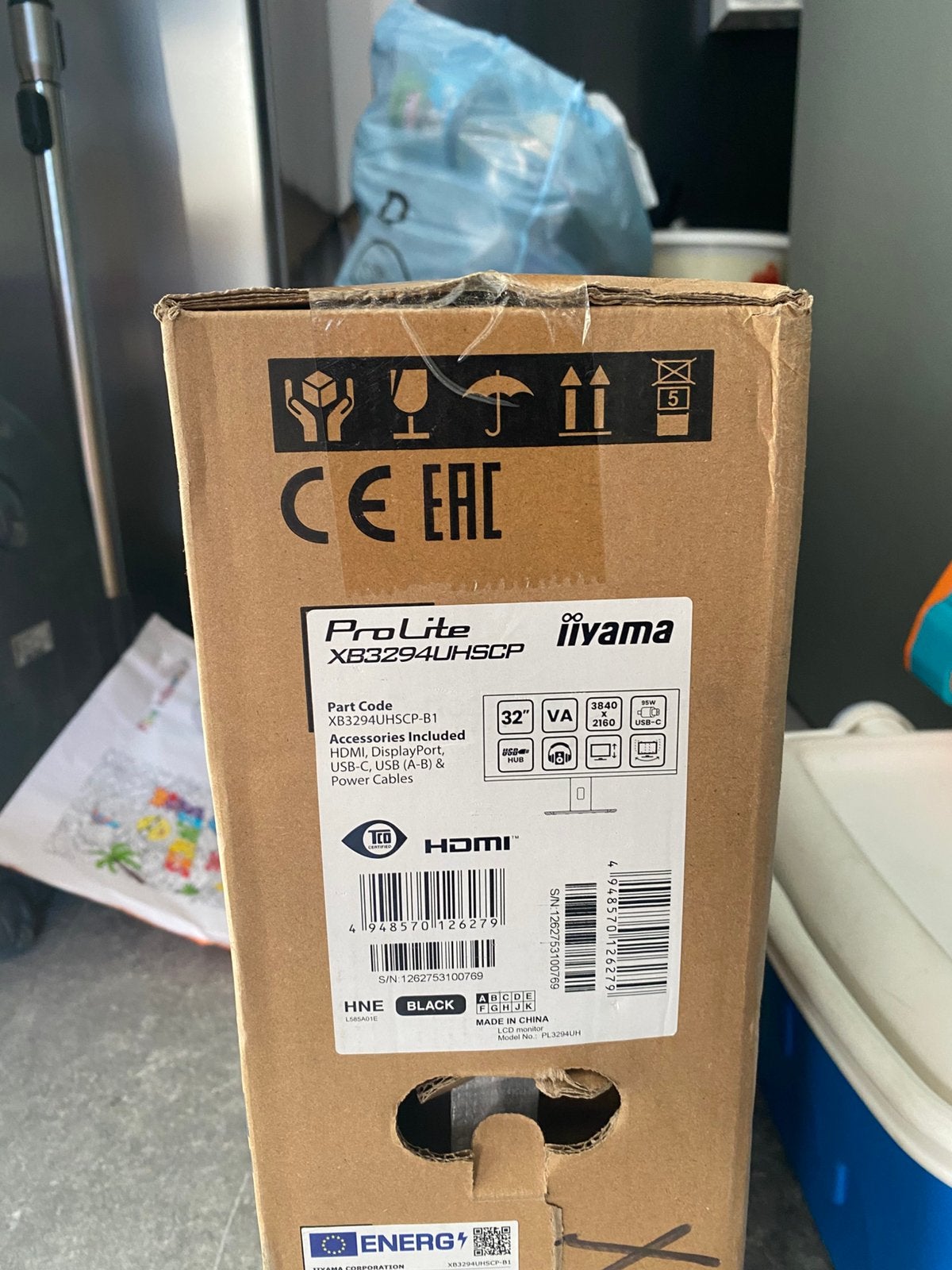Iiyama monitor 32 inch, Ophalen, VA, Nieuw, Ingebouwde speakers