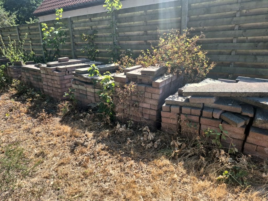 Terras/ oprit, Enlèvement, Utilisé, Autres matériaux, Briques