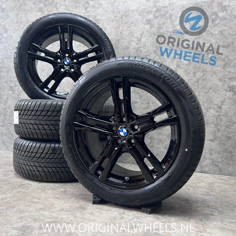 18 inch originele velgen + winterbanden BMW X1 F48 X2 F39 st, Pneus et Jantes, Pneus hiver, -, 18 pouces