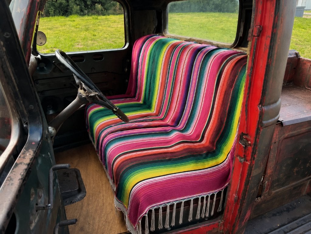 Couverture mexicaine, tapis serape, tissu, siège avant,, Autos : Pièces & Accessoires, Enlèvement ou Envoi, Neuf