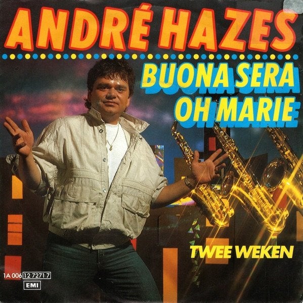 7" André Hazes – Buona Sera / Oh Marie, Gebruikt, 7 inch, Ophalen of Verzenden, Nederlandstalig
