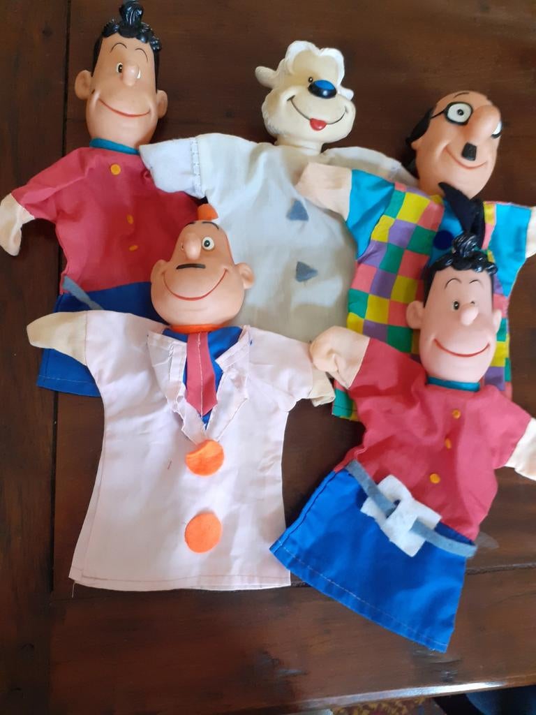 Samson en Gert handpoppen poppenkastpoppen, Verzamelen, Ophalen of Verzenden