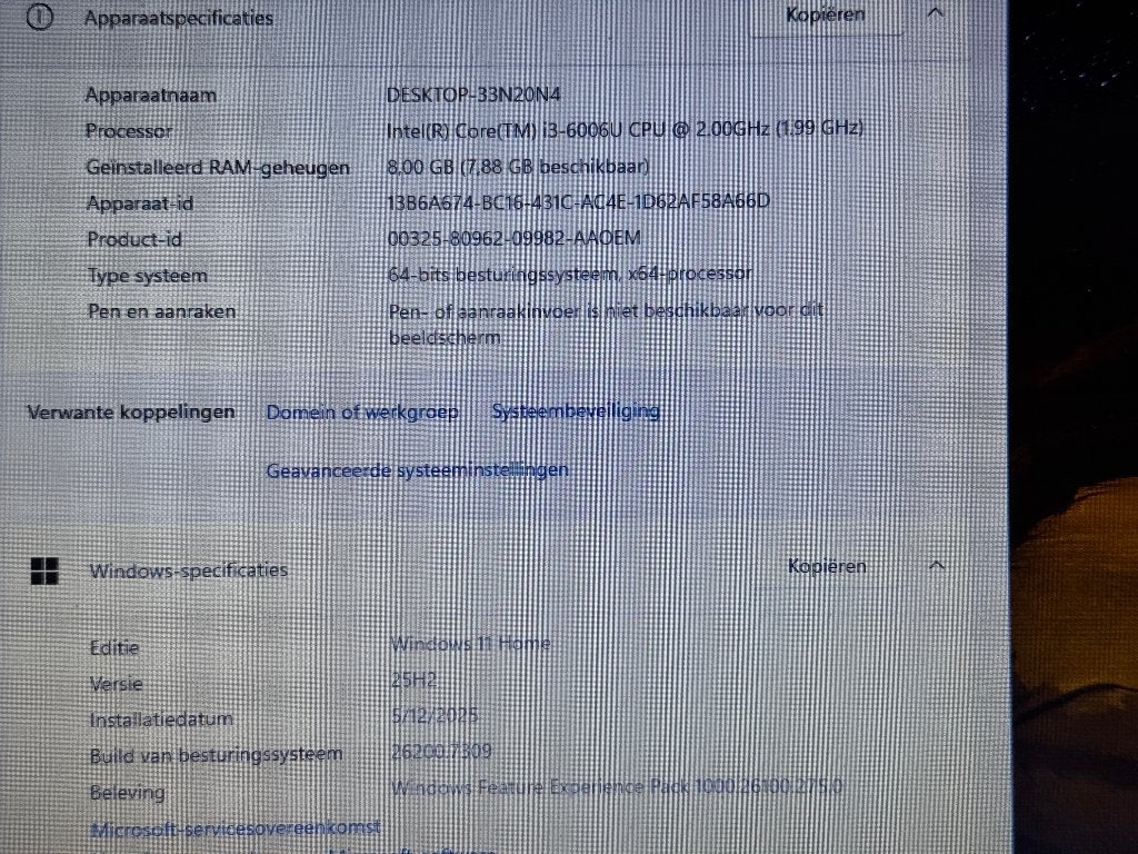 Werkende 2de hands laptops vanaf 50€, Enlèvement, Utilisé, Azerty, HDD