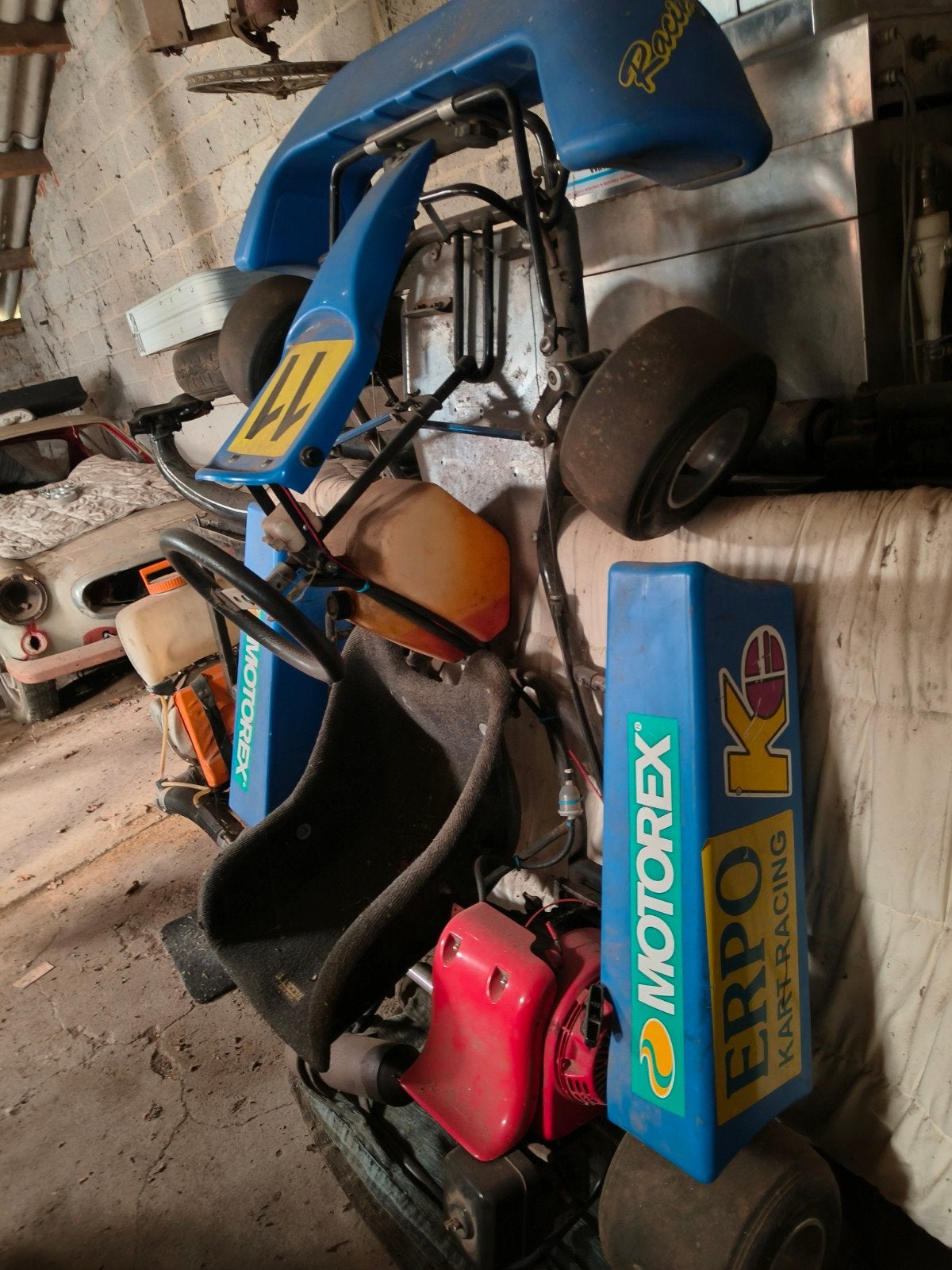 te koop,kart met honda motor., Sport en Fitness, Ophalen, Kart