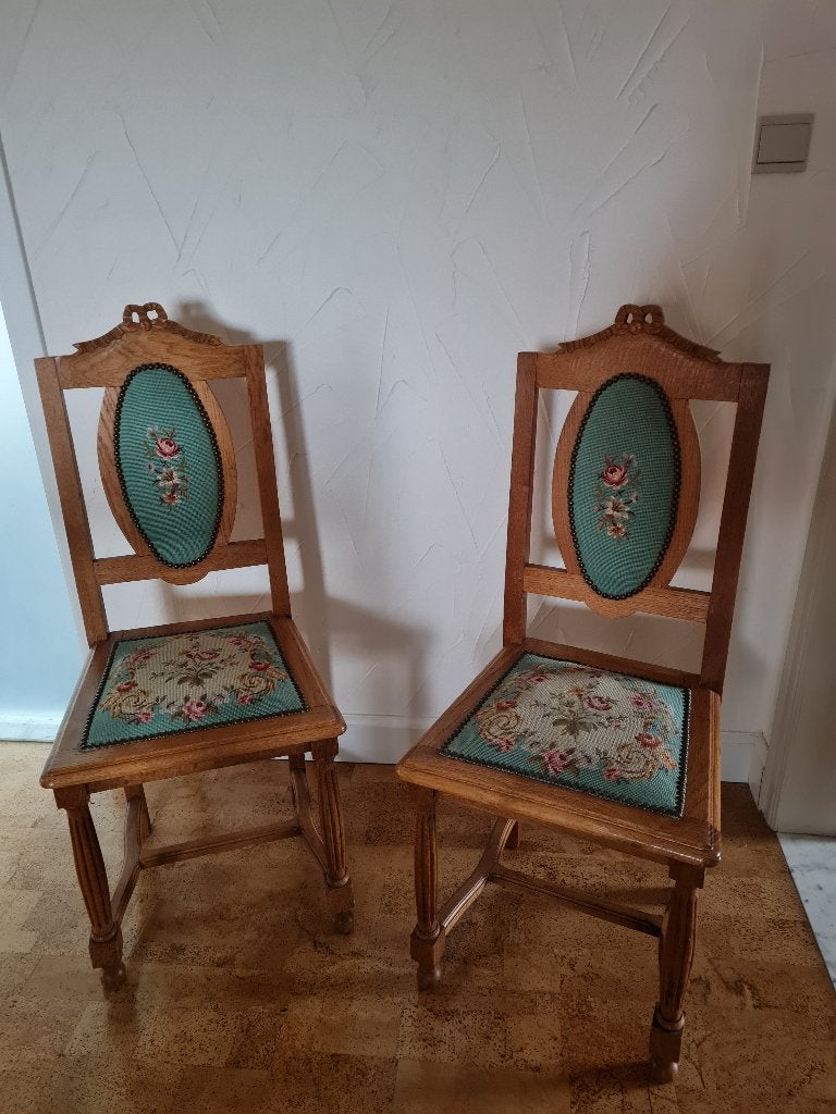 stoelen, Huis en Inrichting, Ophalen, Gebruikt, Hout, Antiek