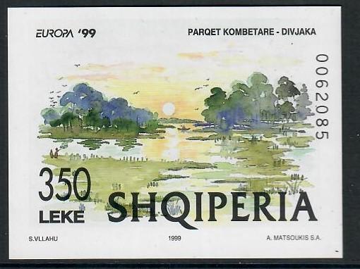 Albanie yvertnrs: blok 92 postfris, Timbres & Monnaies, Timbres | Timbres thématiques, Enlèvement ou Envoi, Non oblitéré, Autres thèmes