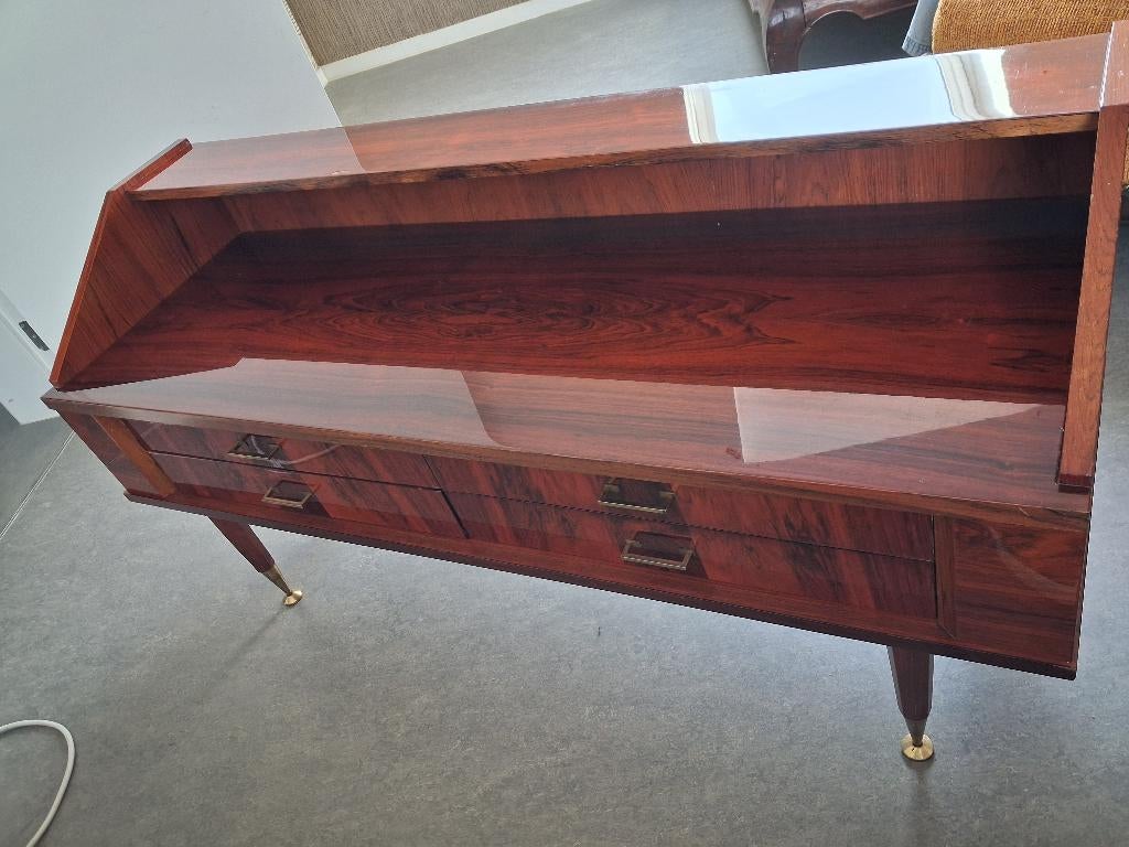 Vintage kast dressoir, Ophalen, 100 tot 150 cm, Met lade(s), 25 tot 50 cm