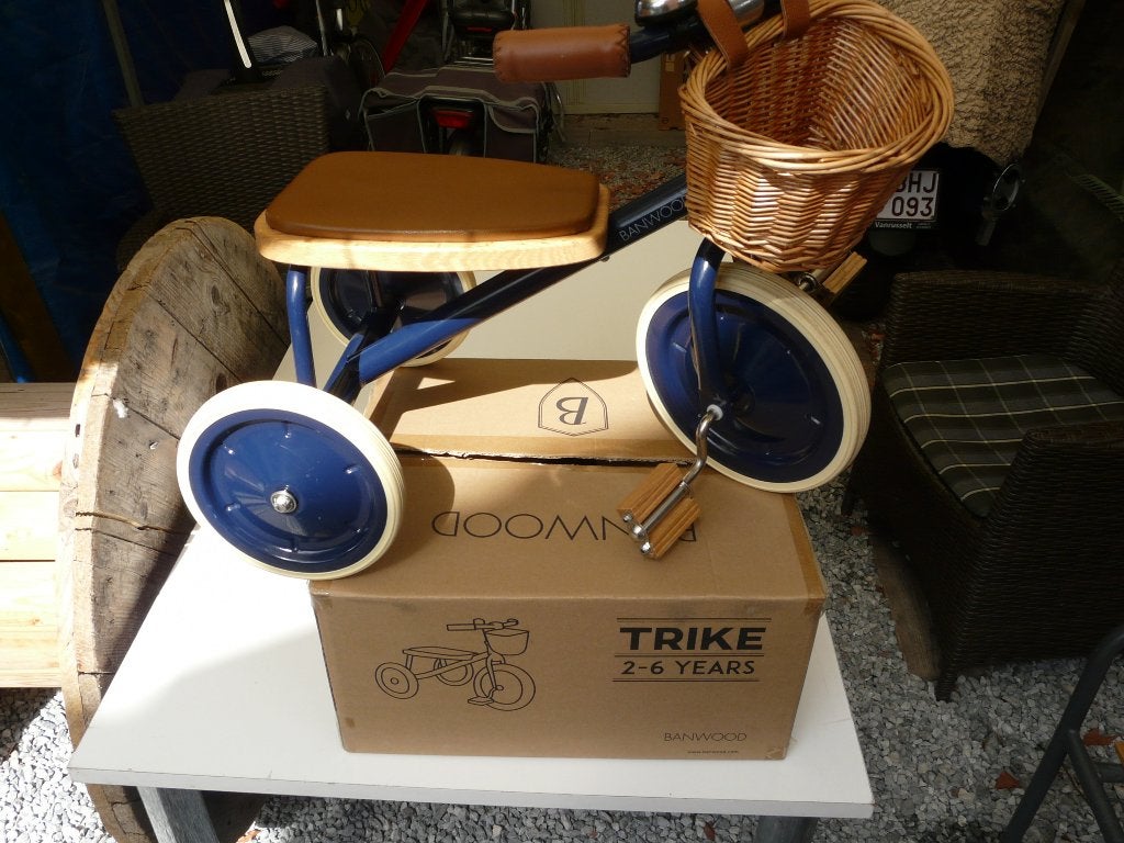 banwood driewieler, Fietsen en Brommers, Ophalen, Zo goed als nieuw, Banwood, Duwstang