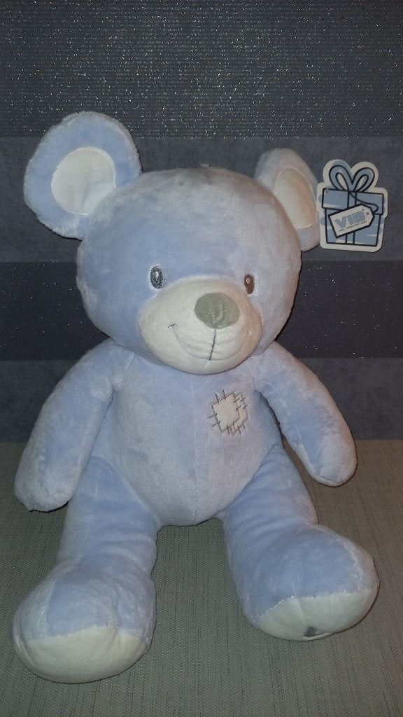 Grote VIB knuffelbeer (nieuw), Kinderen en Baby's, Speelgoed | Knuffels en Pluche, Beer, Blauw, Nieuw, Ophalen of Verzenden