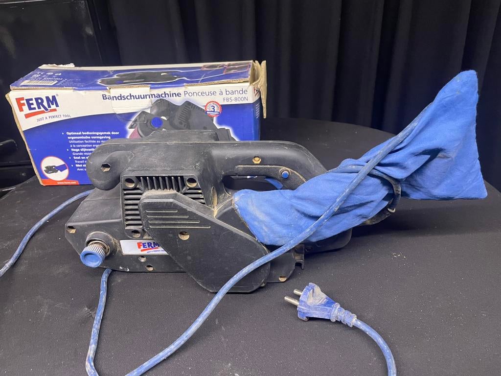 Band schuurmachine, Doe-het-zelf en Bouw, Gereedschap | Schuurmachines, Ophalen, Zo goed als nieuw