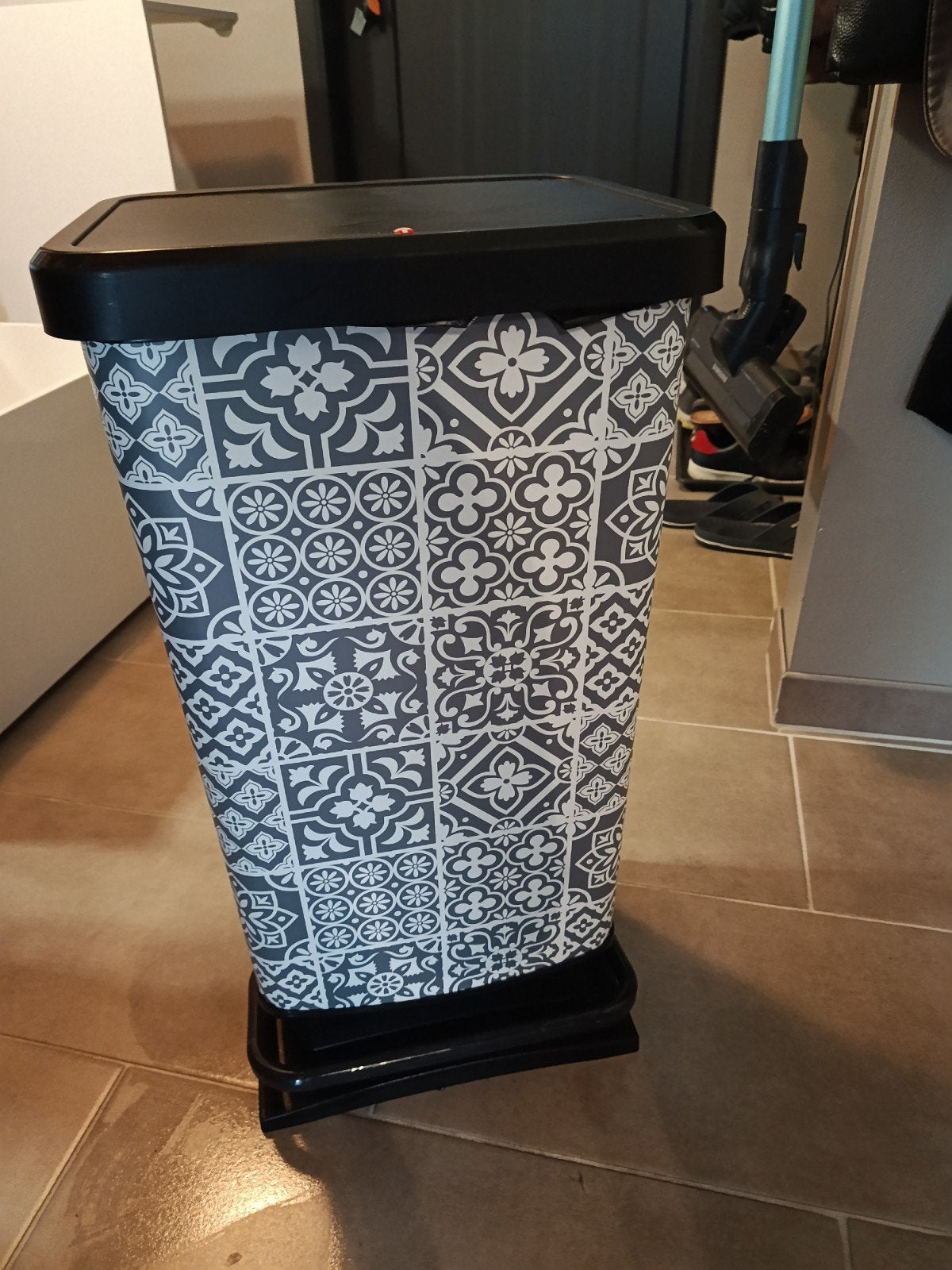 Poubelle, 40 litres, de marque ROTHO, motifs rétro à vendre, Huis en Inrichting, Woonaccessoires | Prullenbakken