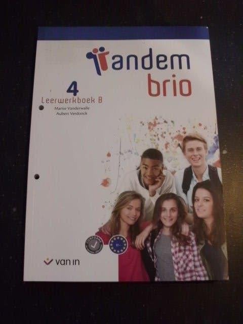 Livre Tandem brio 4 leerwerkboek B - Van In neuf, Livres, Livres scolaires, Neuf, Enlèvement ou Envoi, Van in, Néerlandais