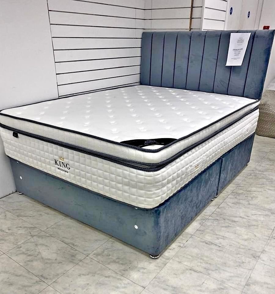 lit et matelas (paiement à la livraison), Maison & Meubles, Chambre à coucher | Lits, Envoi, Neuf, Deux personnes, Autres couleurs