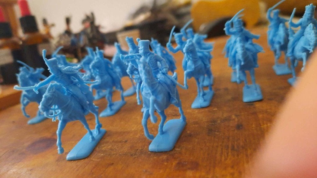 Hussards français 1/72 Italeri, Enlèvement ou Envoi, Comme neuf, Historique, Figurine(s)