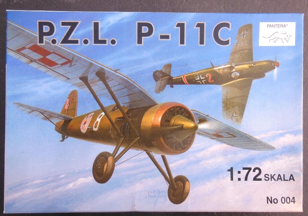 PZL P11C + photo-découpe - 1/72ième Pantera Neuf, Verzenden, Nieuw, 1:72 tot 1:144, Vliegtuig