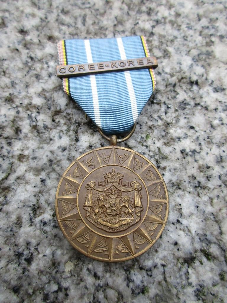 belgische medaille korea, Verzamelen, Militaria | Algemeen, Ophalen of Verzenden