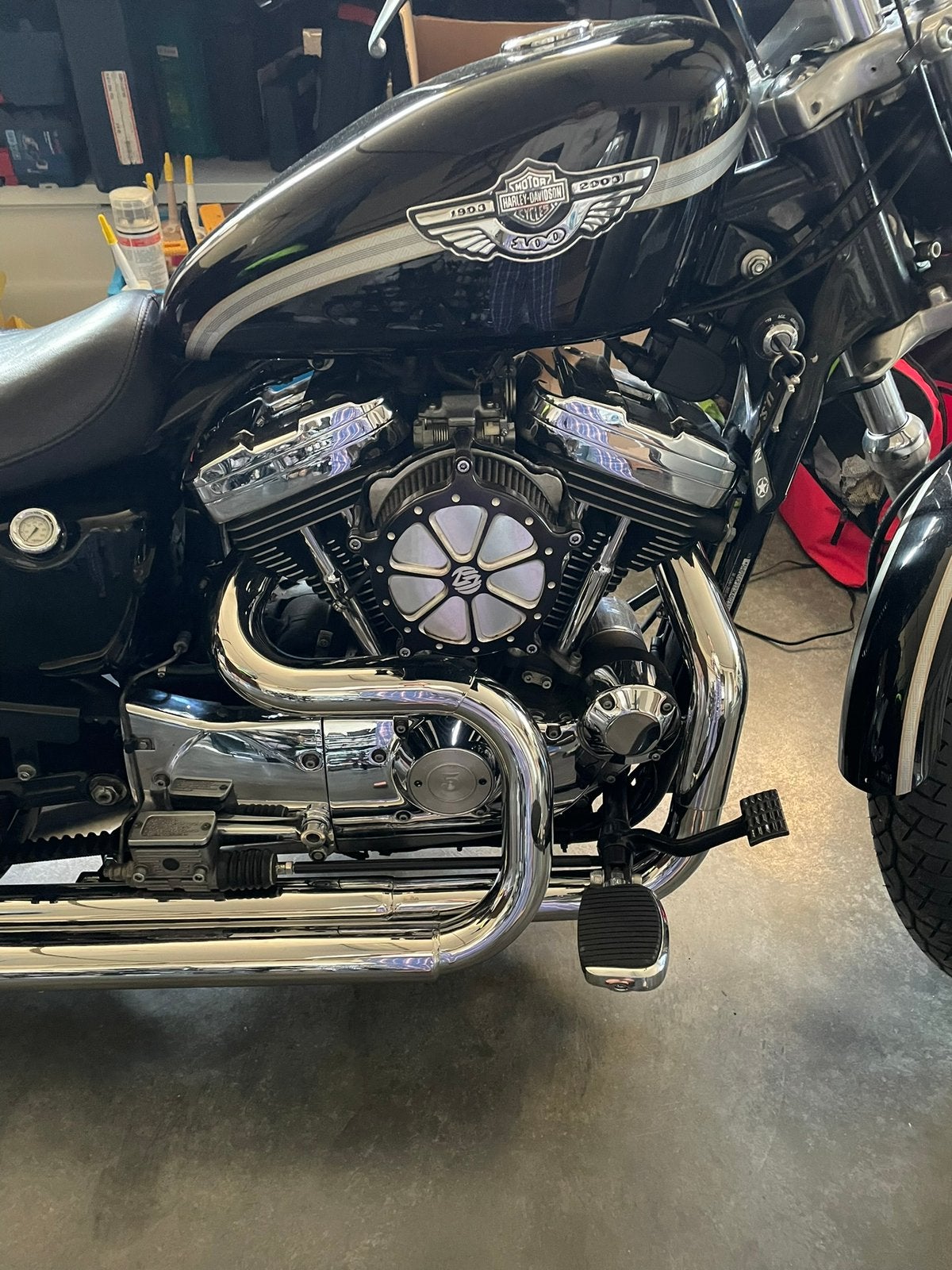 Te koop/ruilen sportster 1200XL custom, Motoren, Motoren | Harley-Davidson, Particulier, Sportuitlaat, Handgeschakeld