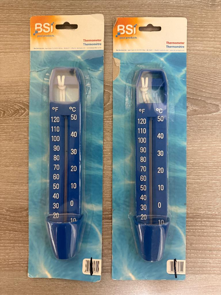 BSI thermometer Voor zwembad NIEUW 2 stuks verkrijgbaar, Jardin & Terrasse, Accessoires de piscine, Enlèvement, Neuf