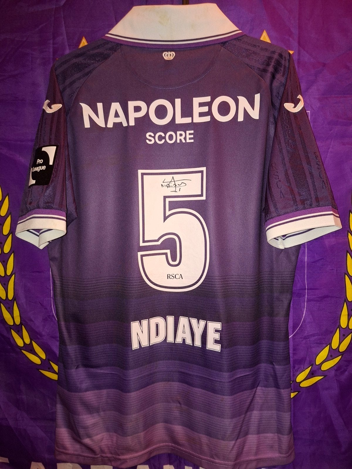 matchworn anderlecht Ndiaye, Ophalen of Verzenden, Gebruikt
