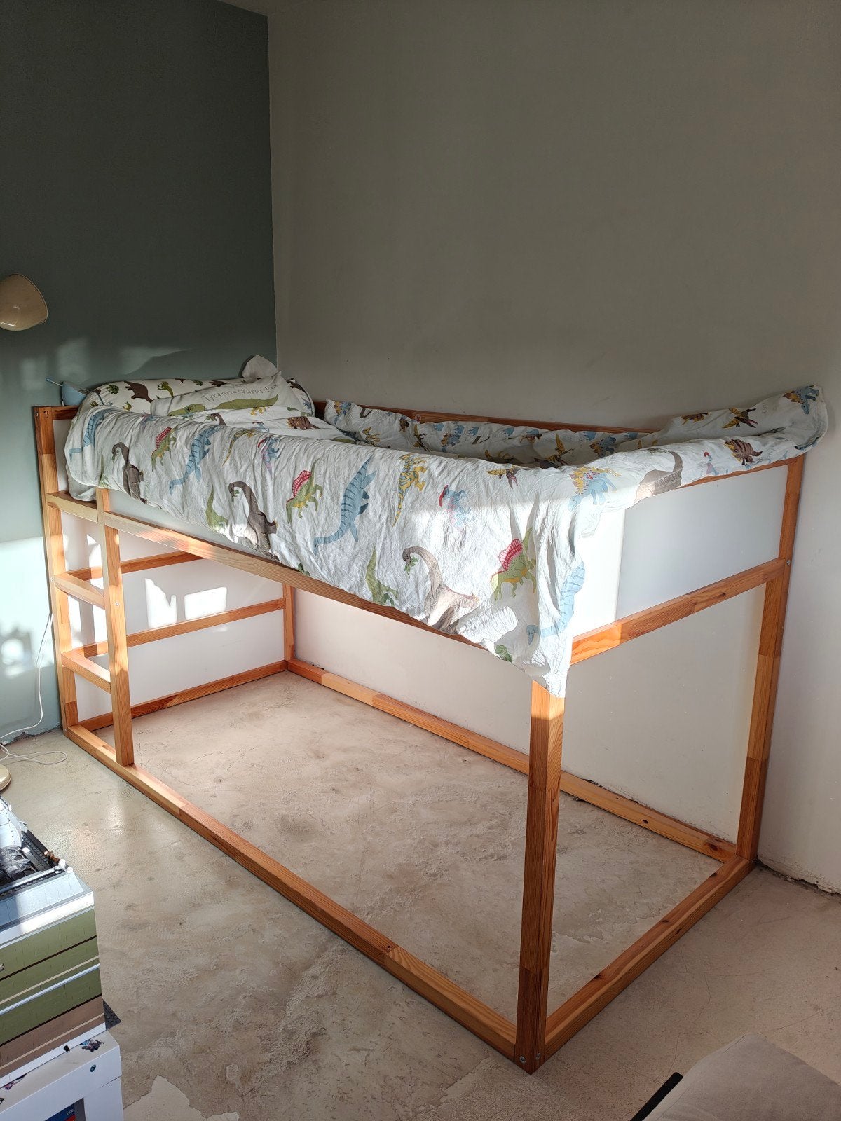 Kinderbed Ikea 90 x 200, Enlèvement, Comme neuf, Lit mezzanine