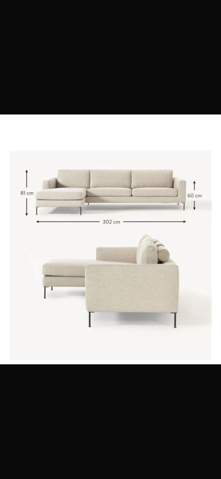 Beige Zetel, Ophalen, Zo goed als nieuw