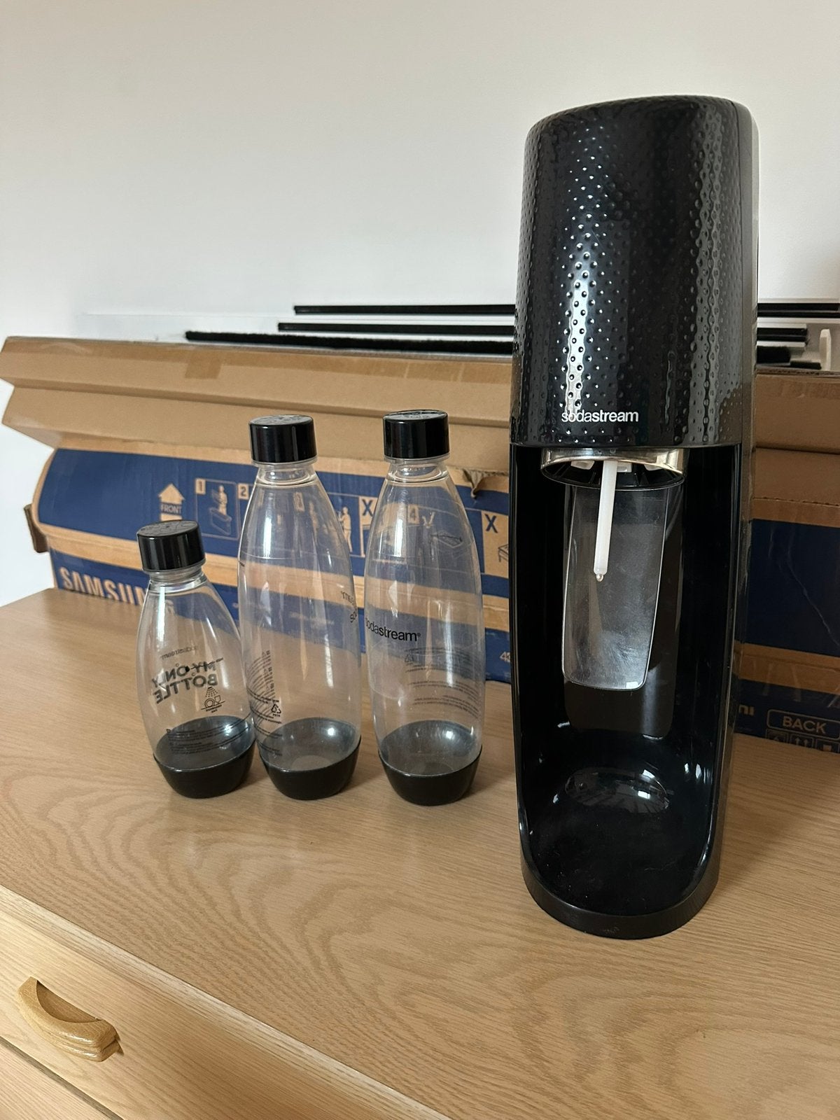 Sodastream, Enlèvement, Comme neuf