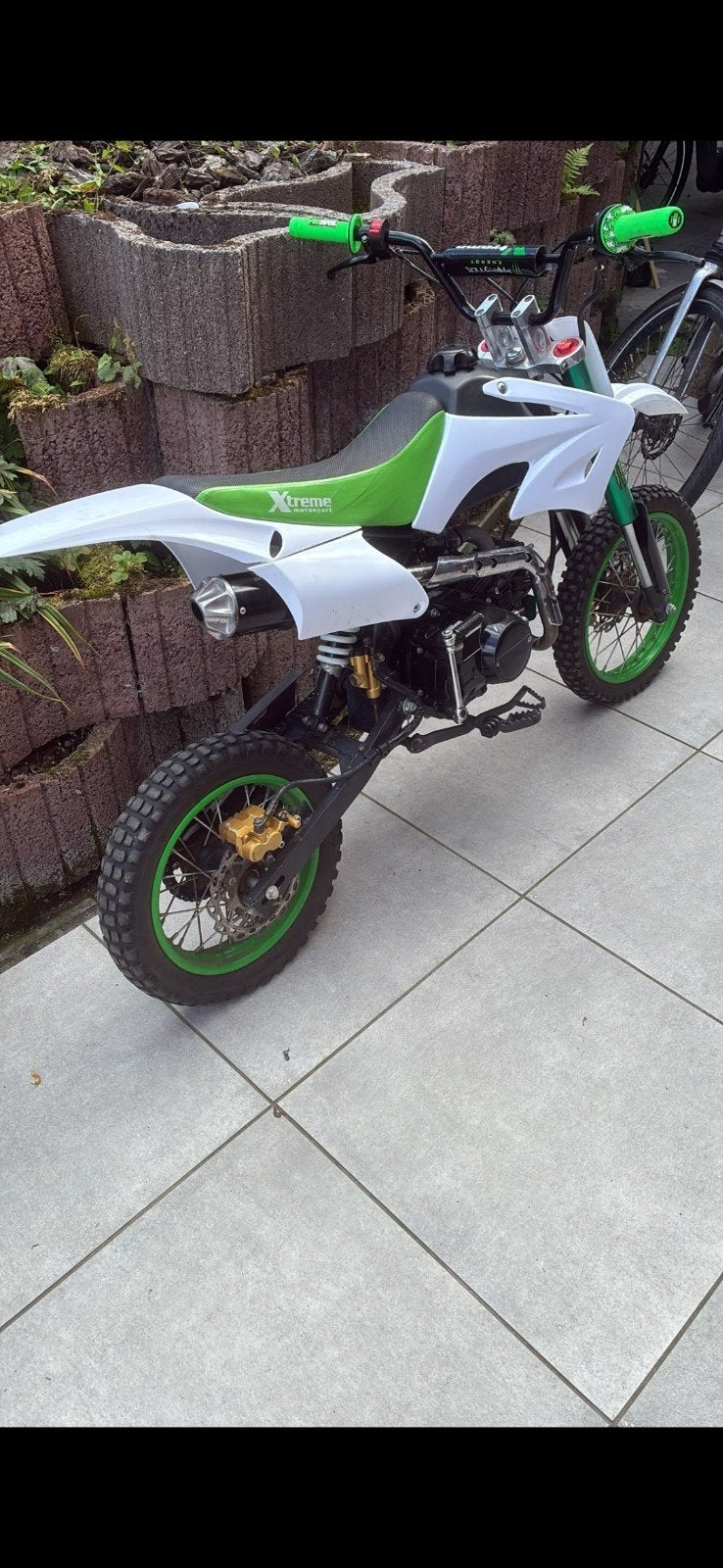 moto de cross 125cc, Enlèvement