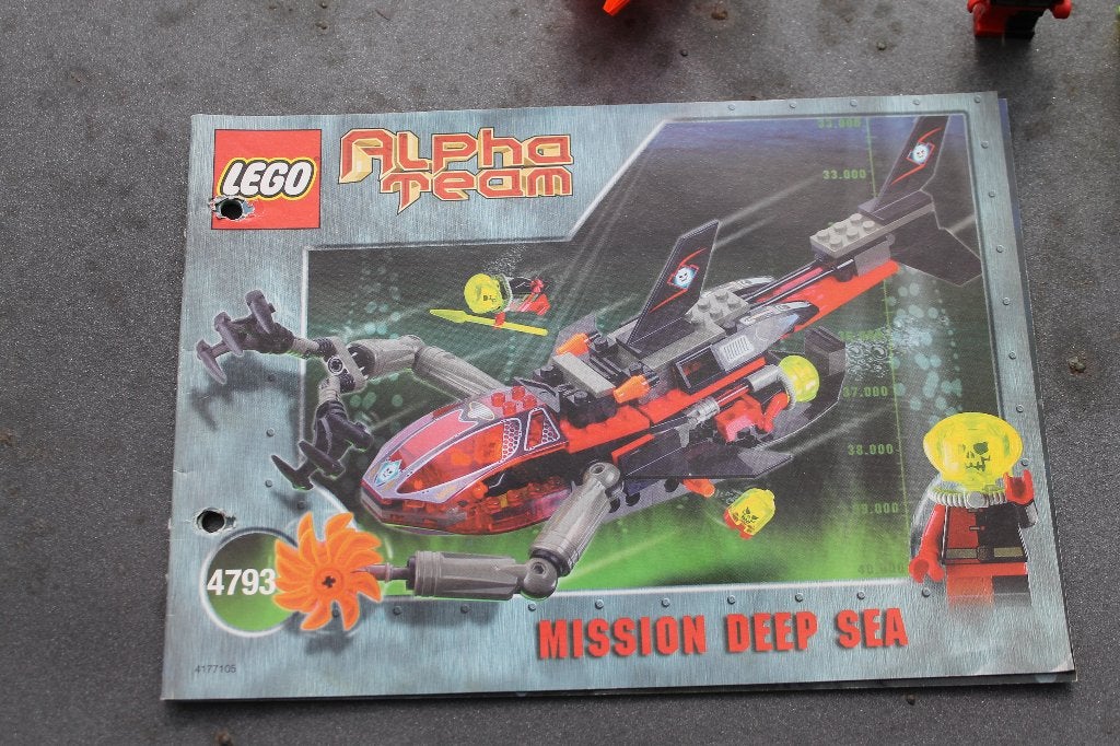 Lego 4793 Ogel Sub Shark, Alpha Team: Mission Deep Sea, Gebruikt, Lego, Ophalen of Verzenden, Complete set