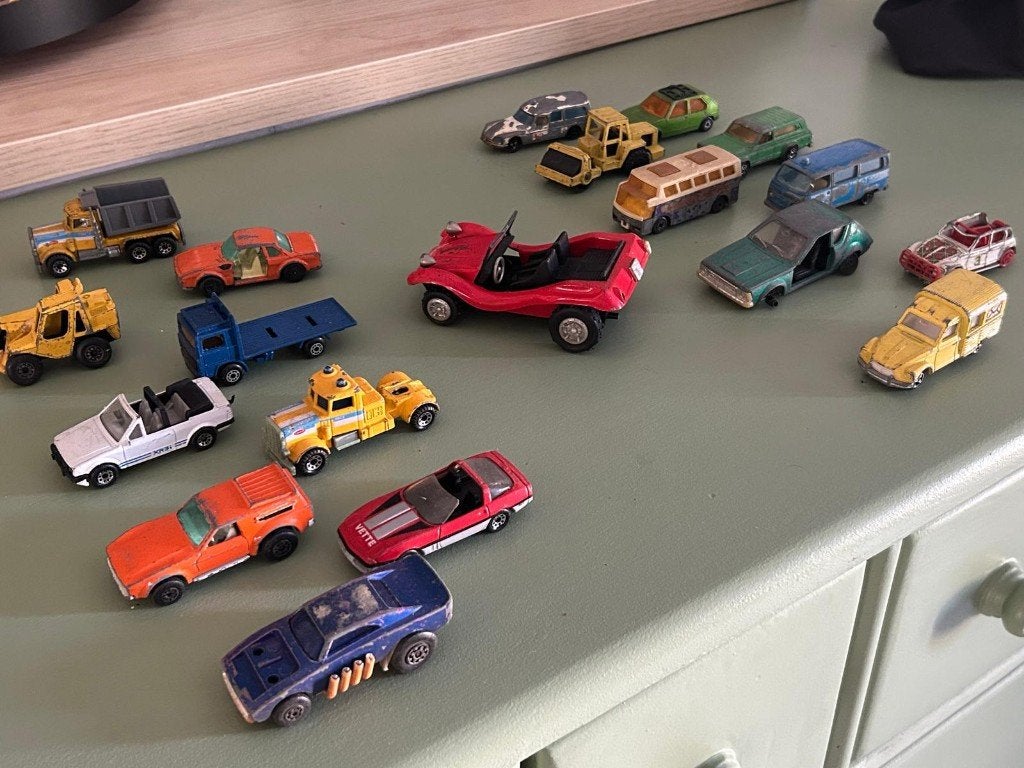 Vintage speelgoedautootjes – Matchbox en andere merken, Verzamelen, Ophalen of Verzenden, Gebruikt, Auto's