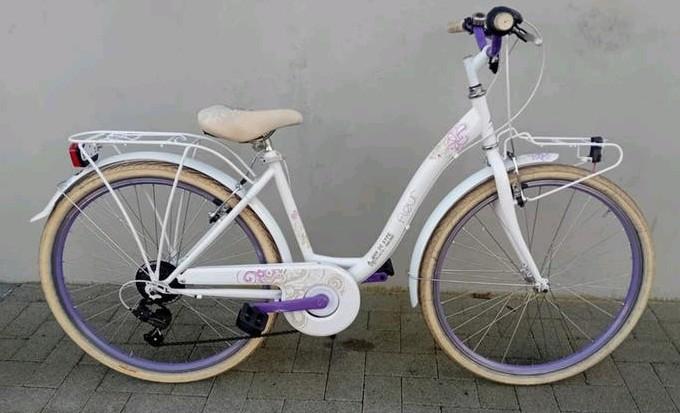 Meisjesfiets MBM Fleur 26inch 6speed NIEUWPRIJS 399€ 🚴‍♂️, Fietsen en Brommers, Ophalen, Cruiser, Velgrem, Zo goed als nieuw