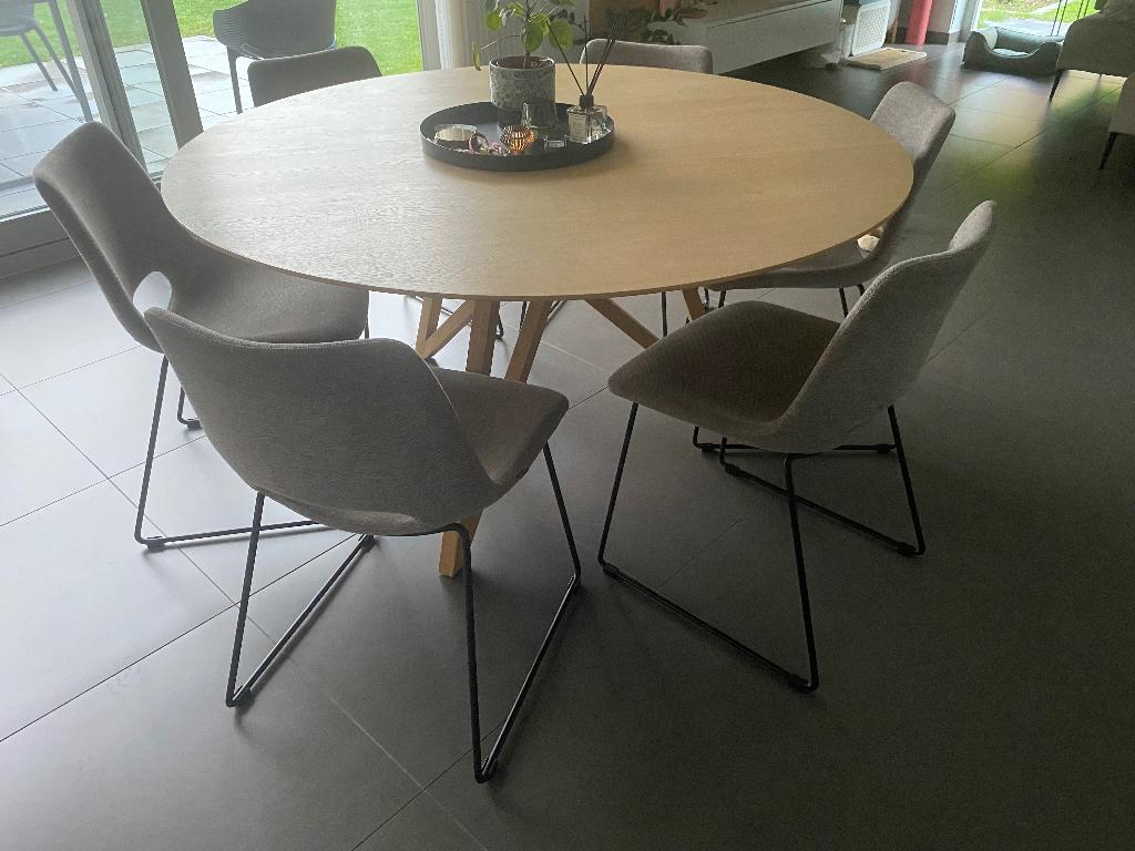 Stoelen, Comme neuf, Brun, Enlèvement, Cinq, Six Chaises ou plus