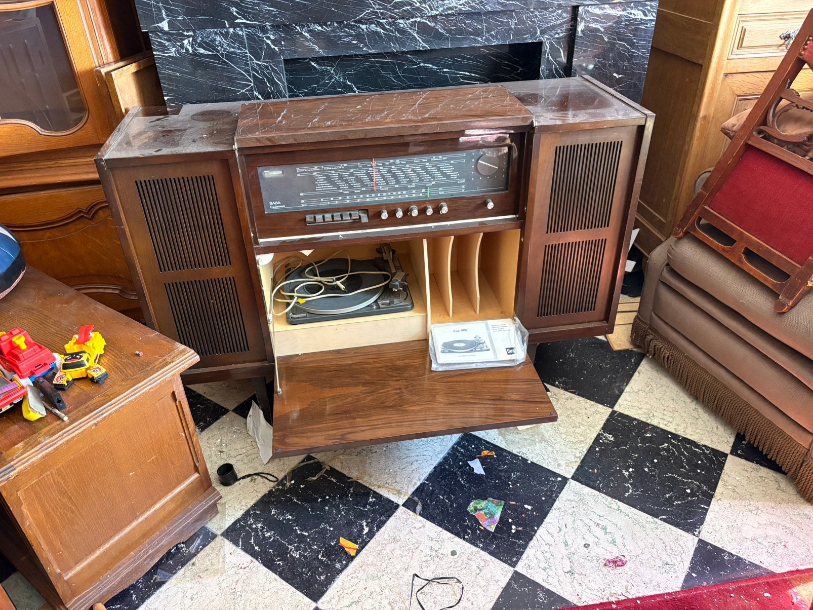 Vintage stereo meubel, Enlèvement