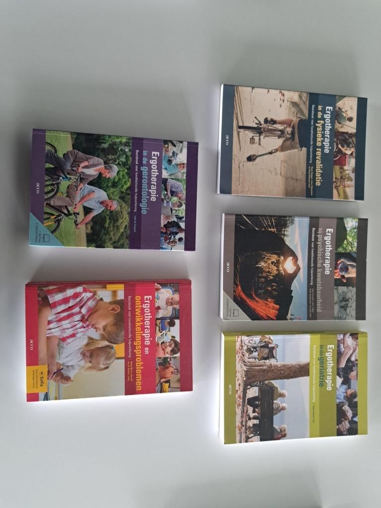 Studieboeken Ergotherapie, Boeken, Studieboeken en Cursussen, Ophalen, Zo goed als nieuw, Hogeschool