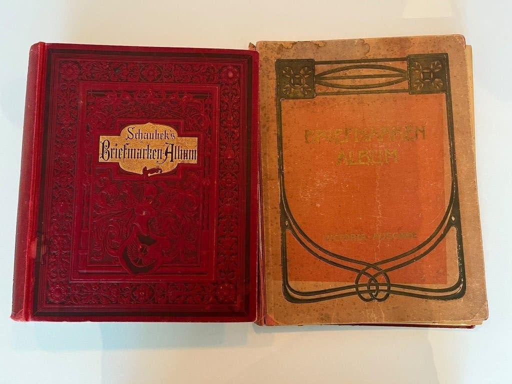 2 lege schaubek albums, Timbres & Monnaies, Enlèvement ou Envoi