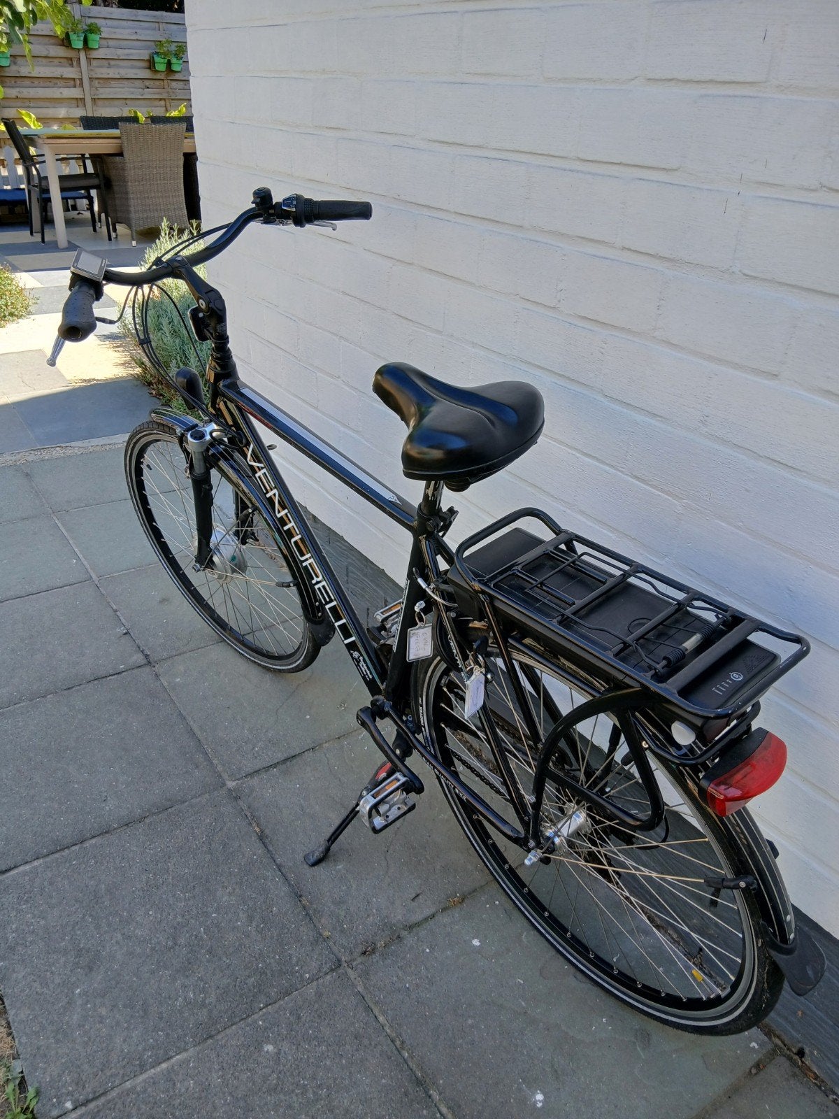 electrische herenfiets venturelli, Ophalen, Gebruikt, Overige merken, Versnellingen