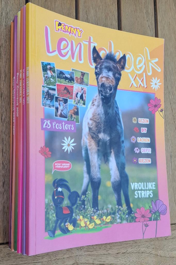7x Penny Lenteboek-zomerboek-herfstboek-winterboek 2019-22, Boeken, Ophalen, Gelezen, Sport en Vrije tijd
