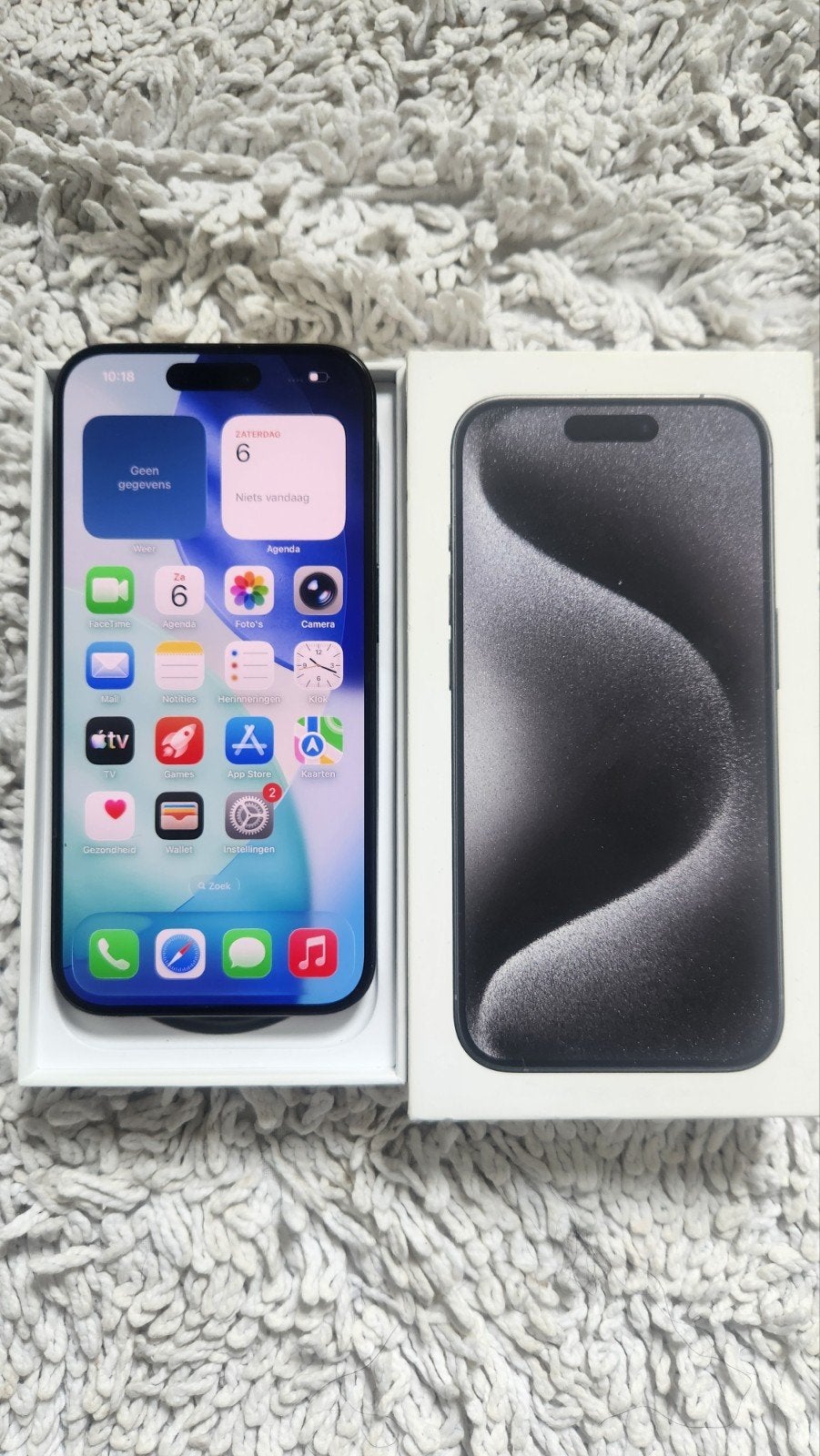 Te koop iPhone 15 pro 128gb, Ophalen, 128 GB, 86 %, Zwart