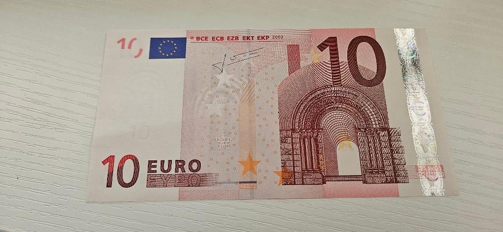 Nieuw biljet 10 euro vorige versie, Ophalen of Verzenden, 10 euro, Los biljet