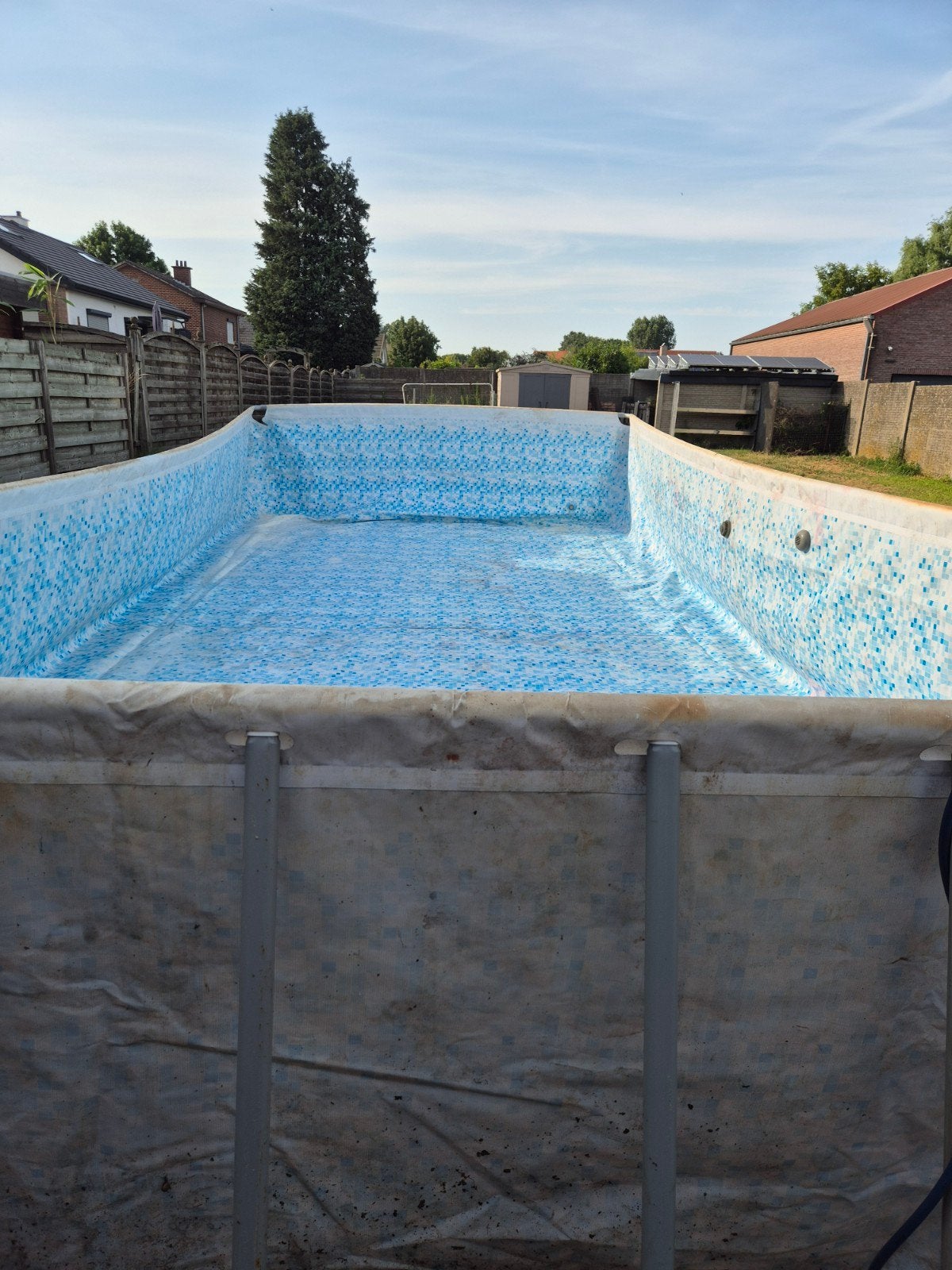 zwembad 5mx10m, Gebruikt, 300 cm of meer, Rechthoekig, Ophalen