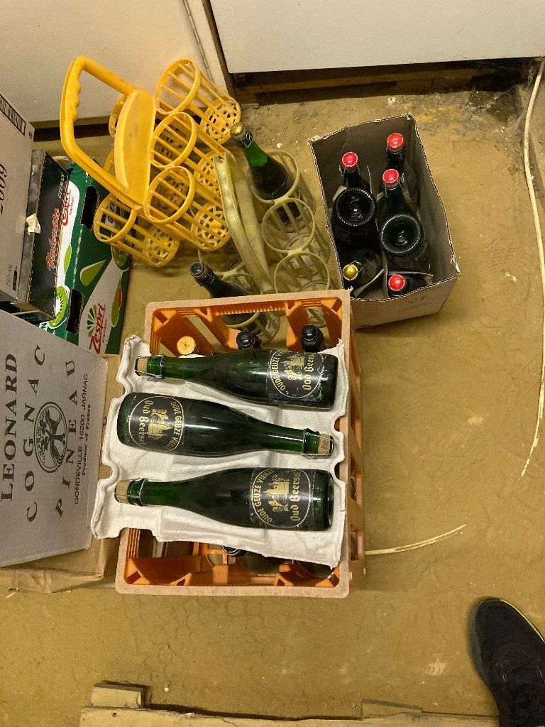 Oud Beersel Geuze Kriek 2002, Verzamelen, Biermerken, Zo goed als nieuw, Flesje(s), Overige merken, Ophalen of Verzenden