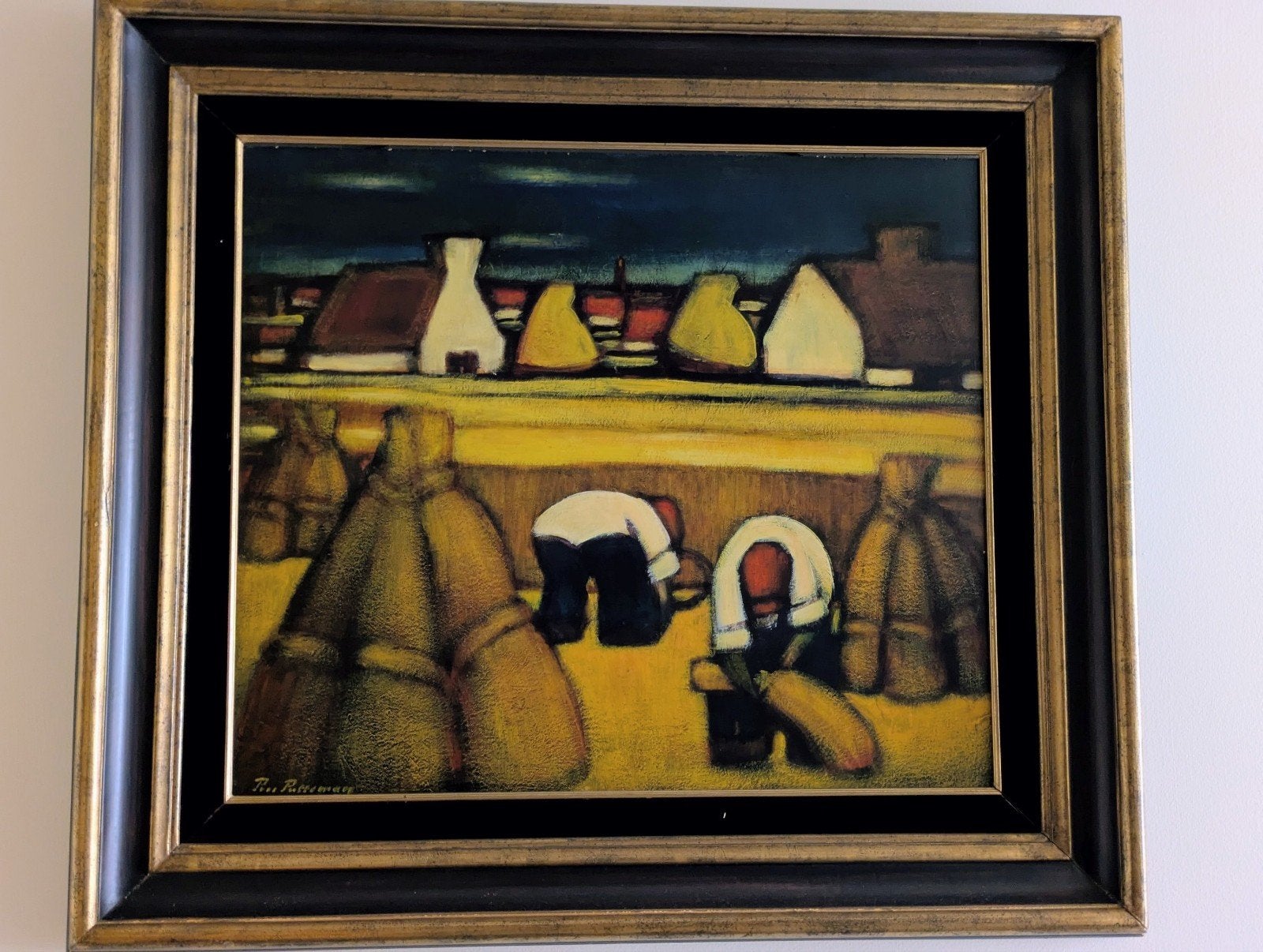 Schilderij Pros Putteman, Ophalen