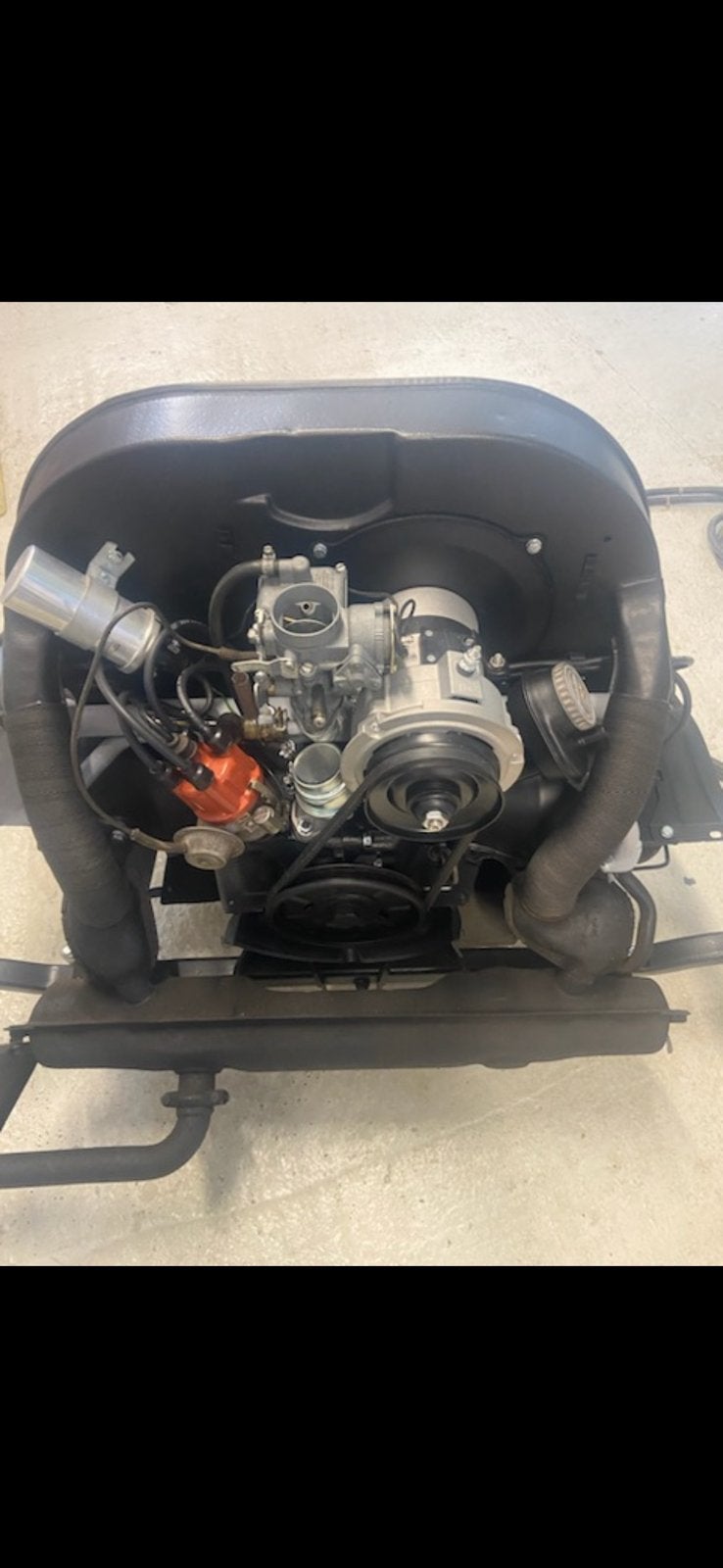gereviseerde vw 1600cc, Enlèvement