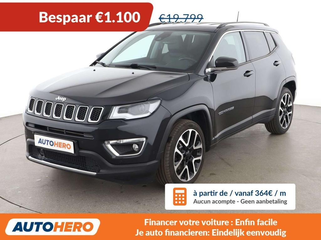 Jeep Compass 1.3 T-GDi Limited FWD (bj 2021, automaat), Gebruikt, Skiluik, https://public.car-pass.be/vhr/299df0c9-c498-40b7-94df-efd4a6abd16d