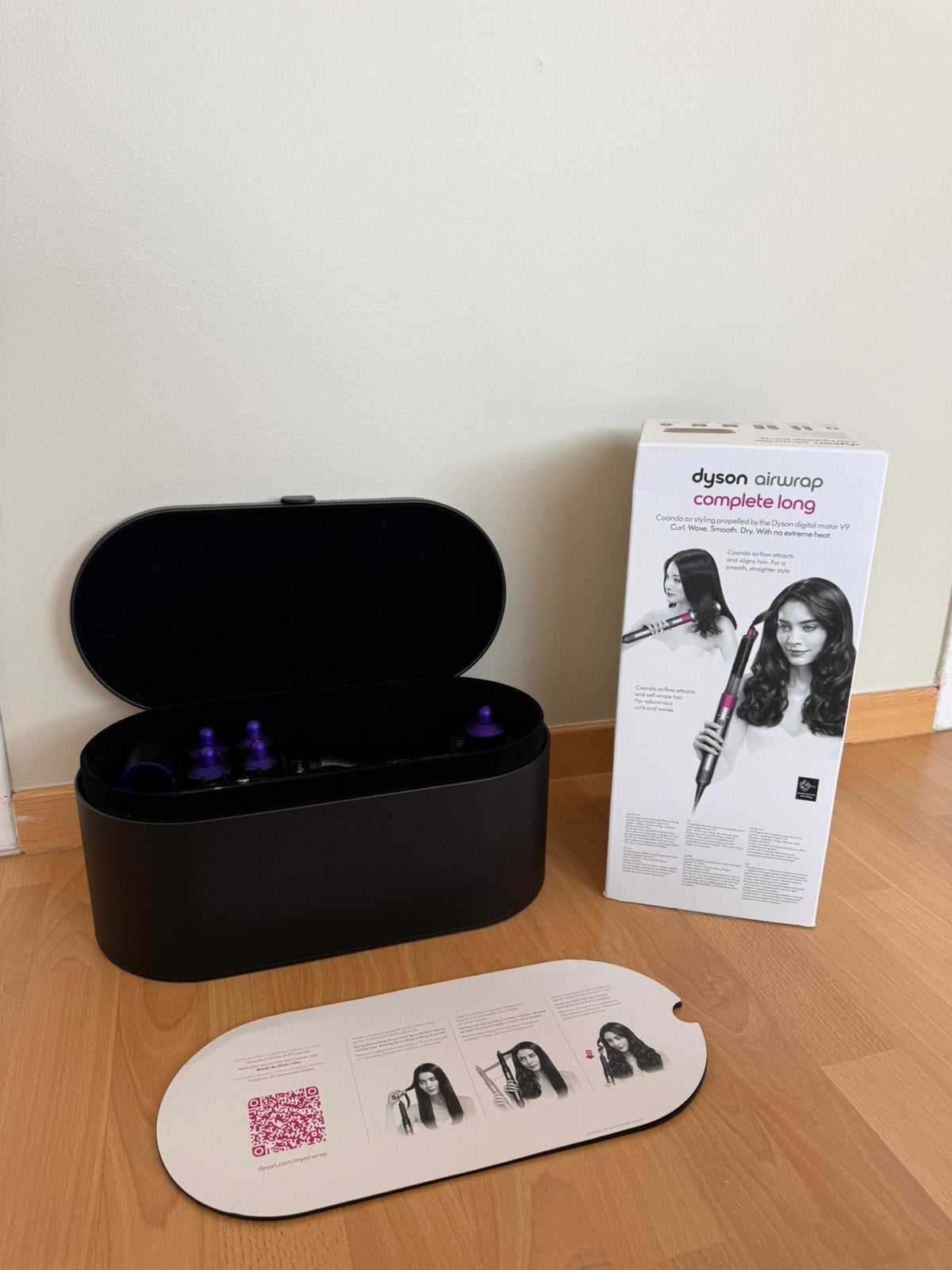 Dyson Airwrap Complete Long - Complet avec coffret et boîte, Enlèvement, Comme neuf, Sèche-cheveux