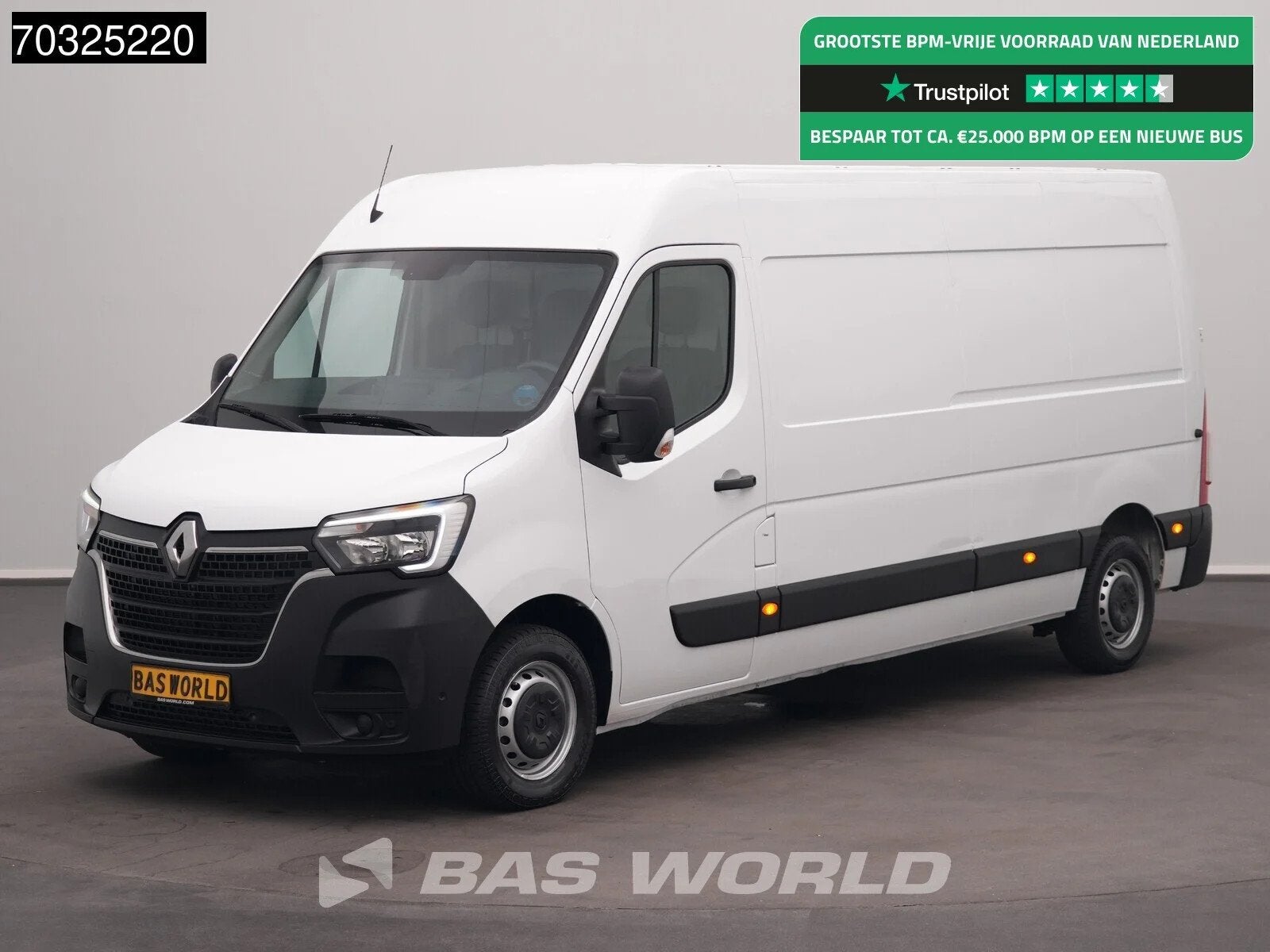 Renault Master 135PK L3H2 LED Airco Cruise Parkeersensoren v, Auto's, 135 pk, Stof, Gebruikt, Euro 6
