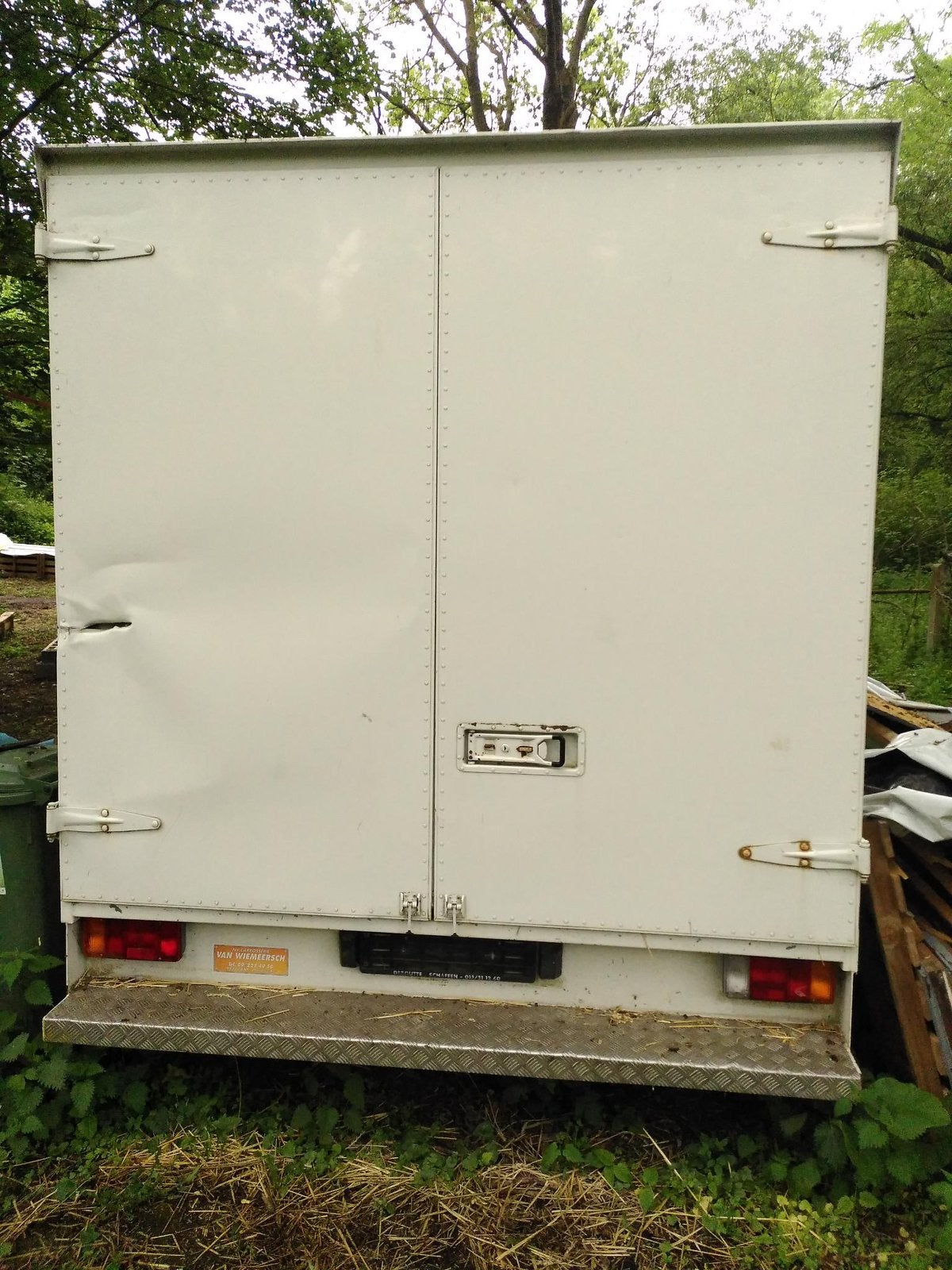 Fiat ducato met Aluvan-carrosserie, Auto's, Wit, Particulier, Overige carrosserie, Te koop