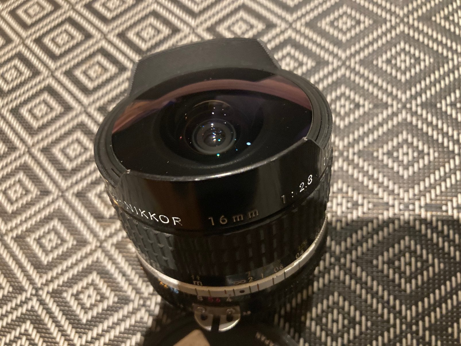 Nikon AF 16mm F/2.8 D Fisheye, Ophalen of Verzenden, Zo goed als nieuw, Nikon