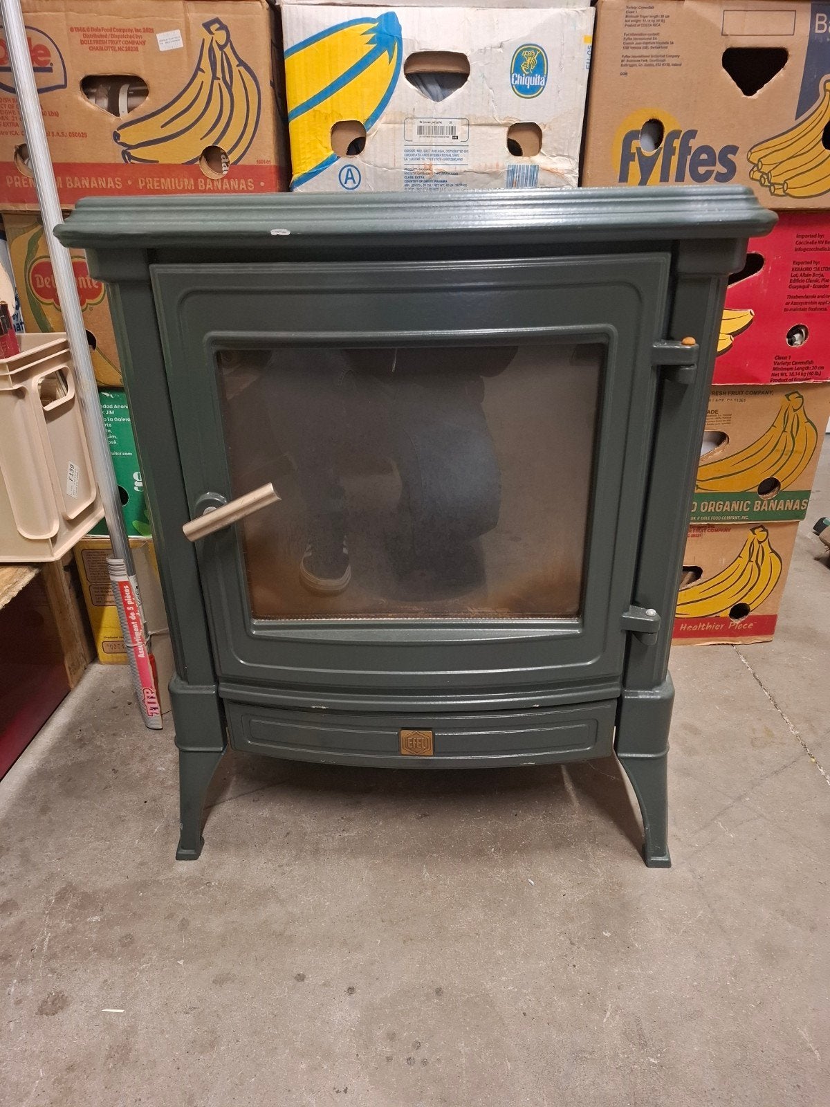 poele a mazout, Bricolage & Construction, Enlèvement, Comme neuf, Moins de 60 cm, 30 à 80 cm