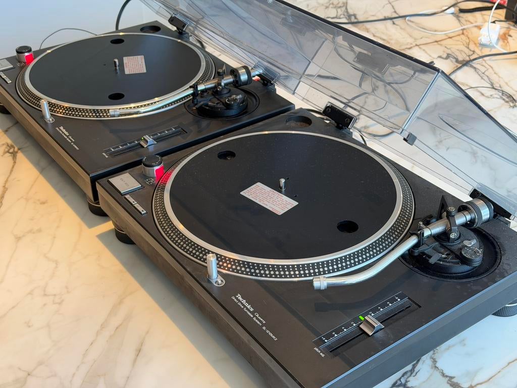 Set van 2 Technics SL 1210 MK2, Audio, Tv en Foto, Platenspelers, Gebruikt, Platenspeler, Technics, Ophalen